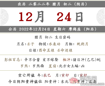 虎年2022年农历十二月初二黄历查询是吉日吗,2022年虎年农历二月出生