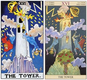 塔罗牌高塔正位代表什么含义,塔罗牌高塔正位怎么解