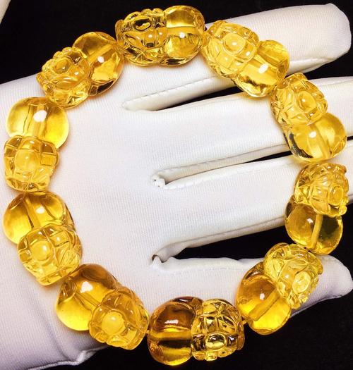 黄水晶貔貅手链佩戴技巧 黄水晶和黄金貔貅可以一起戴吗